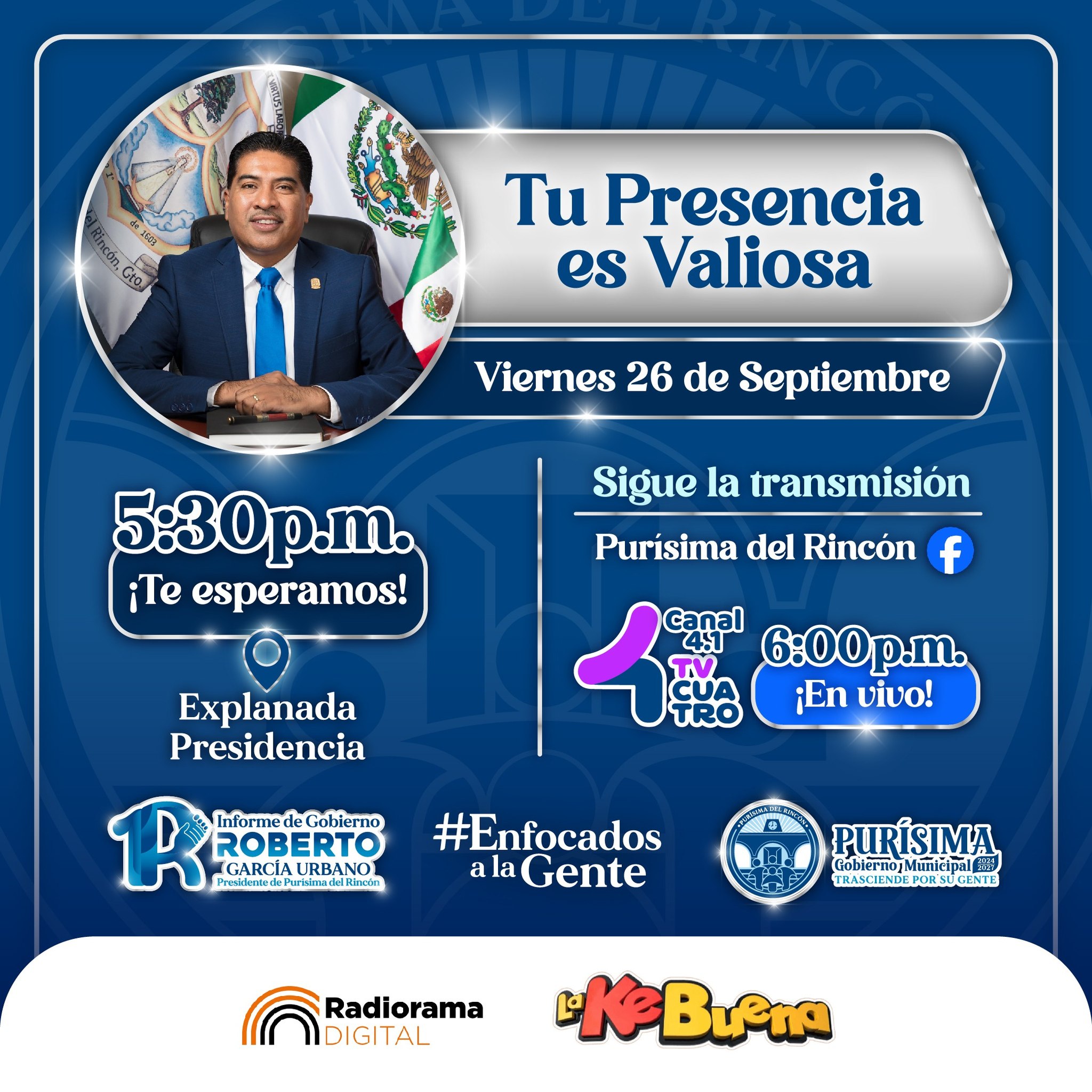 Imagen de presentación del 1er Informe de Gobierno 2025